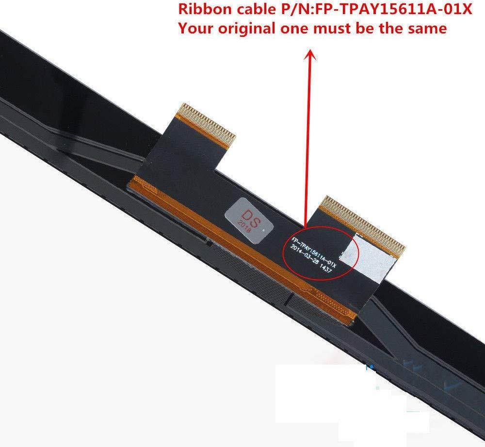 15.6" Touch Screen Digitizer Glass for ASUS Book FLIP R554L R554LA FP-TPAY15611A-01X