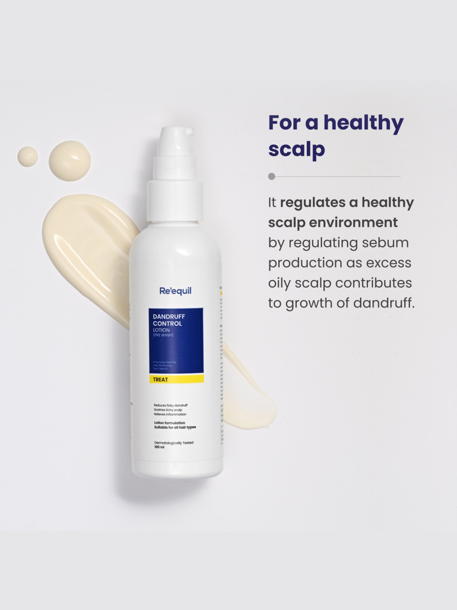 Re'equil Dandruff Control Lotion - 100 ml