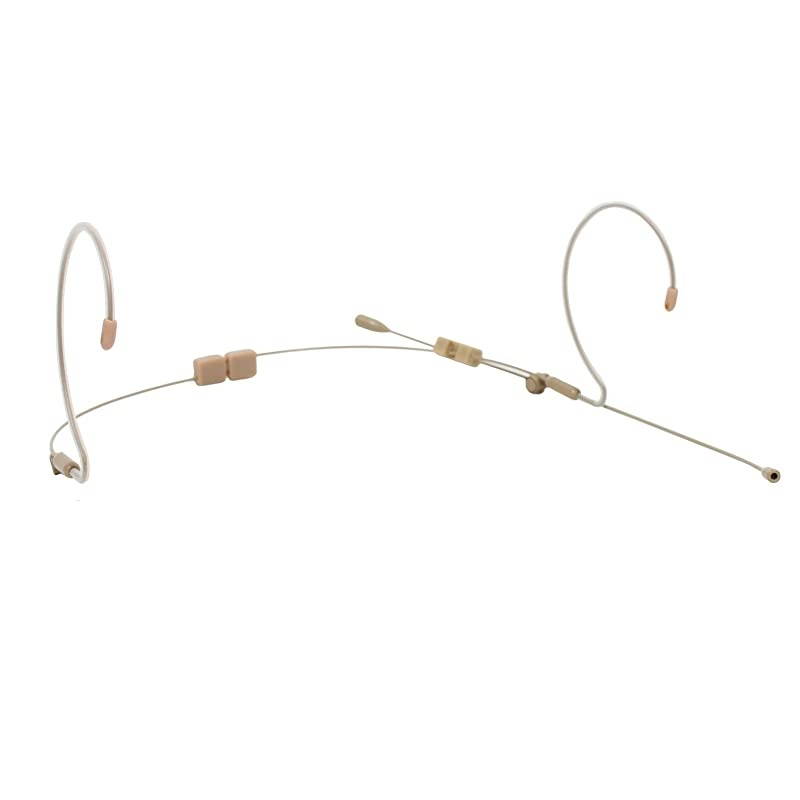 HS-12-SN-TAN OSP Dual Earset Microphone with Cable for Sennheiser