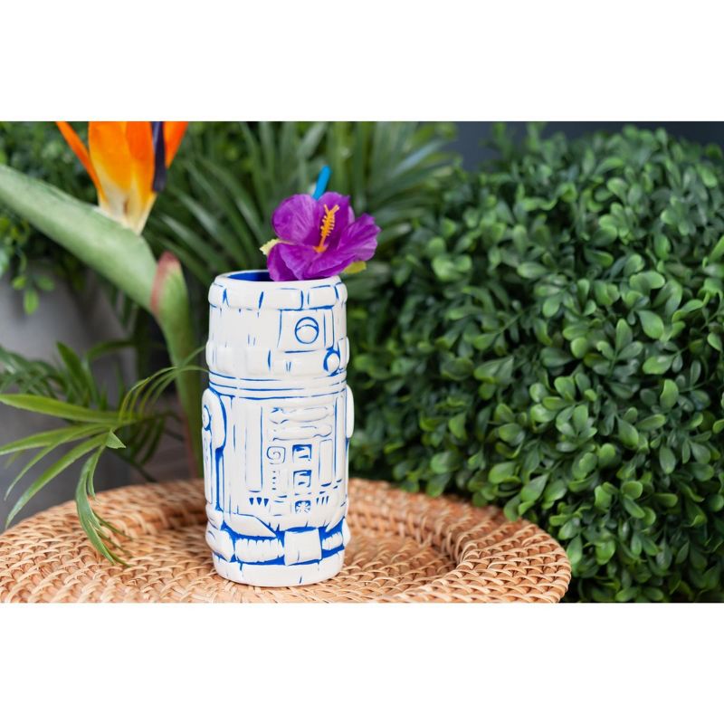 Beeline Creative Geeki Tikis Star Wars R2-D2 Mug | Ceramic Tiki Style Cup | Holds 14 Ounces