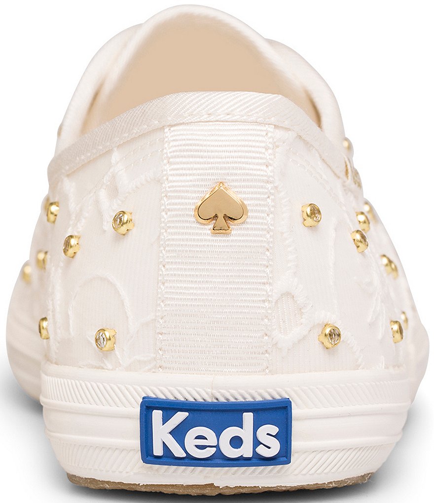 Kurt Geiger London Lexi Eagle Glitter Leather Lace-Up Sneakers