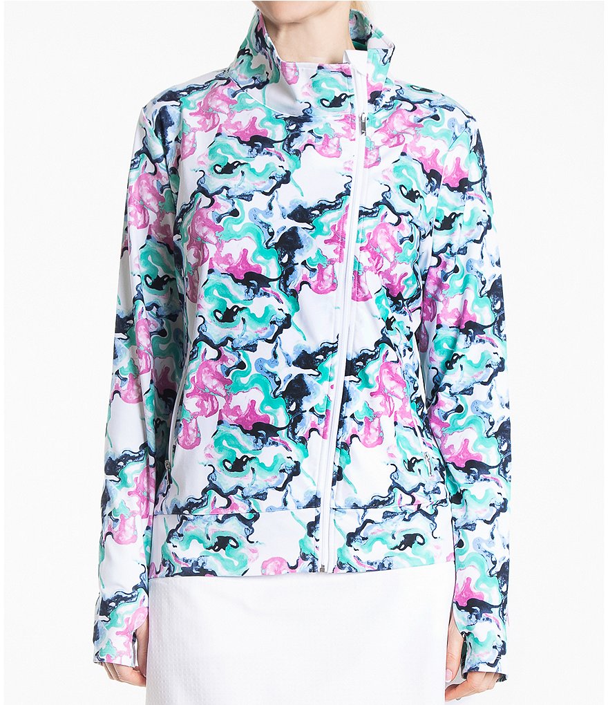 Bette & Court Velocity Long Sleeve Asymmetrical Zip Front Jacket