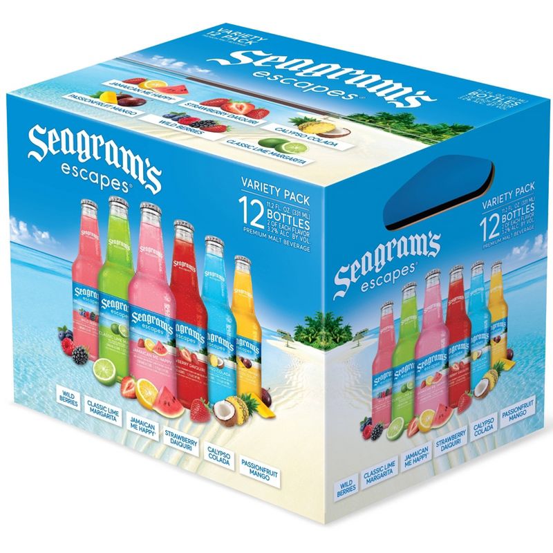Seagram's Escapes Malt Beverage Variety Pack - 12pk/11.2 fl oz Bottles
