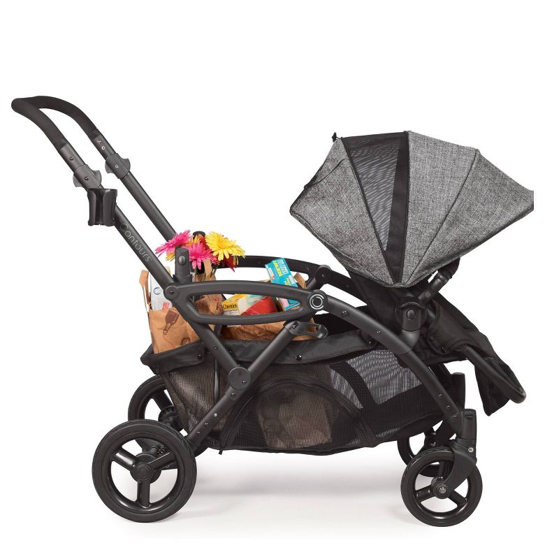 Contours Options Elite Tandem Double Stroller - Graphite