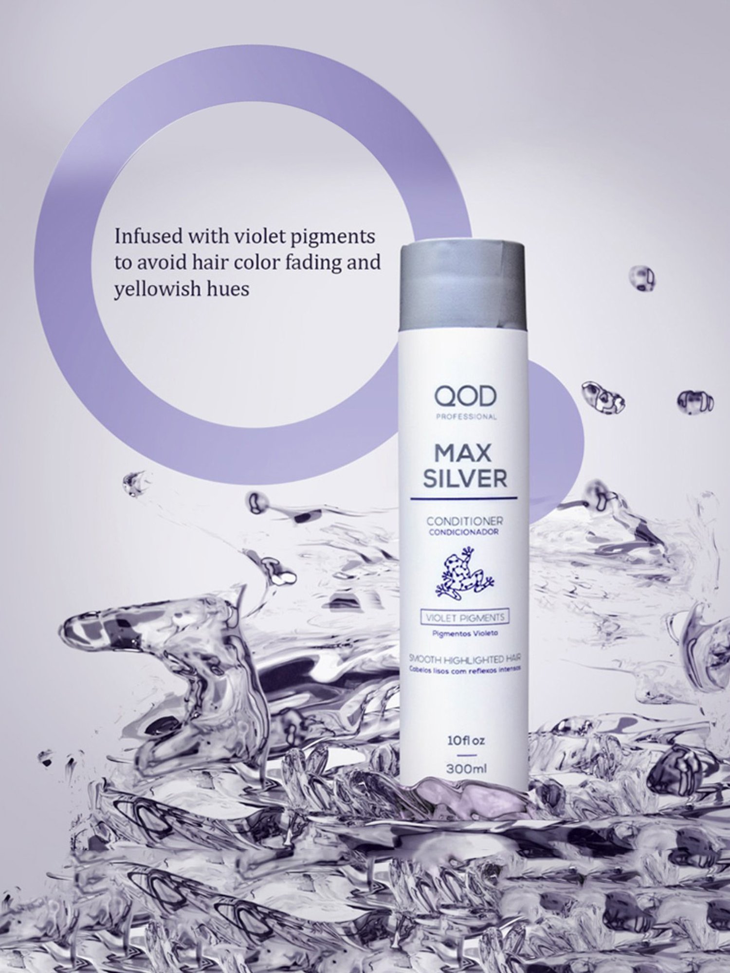 QOD Professional Max Silver Conditioner - 300 ml