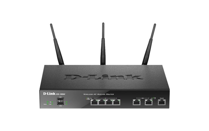 D-Link DSR-1000AC IEEE 802.11ac Ethernet Wireless Router - 2.40 GHz ISM Band - 5 GHz UNII Band - 6.75 MB/s Wireless Speed