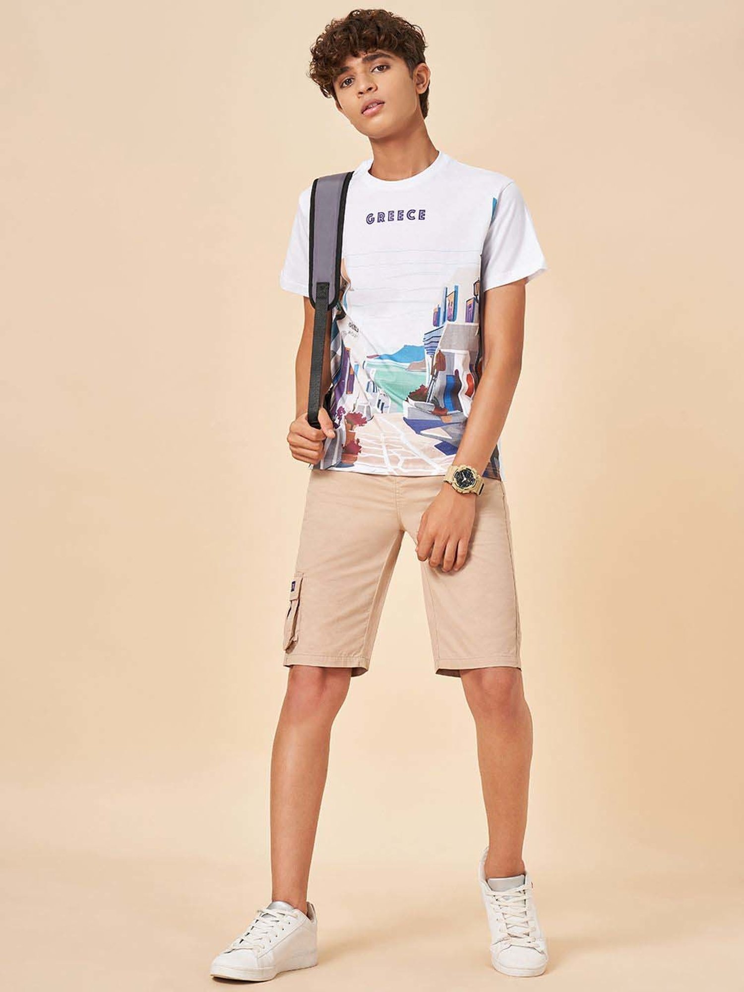 Coolsters by Pantaloons Kids Multicolor Cotton Graphic T-Shirts