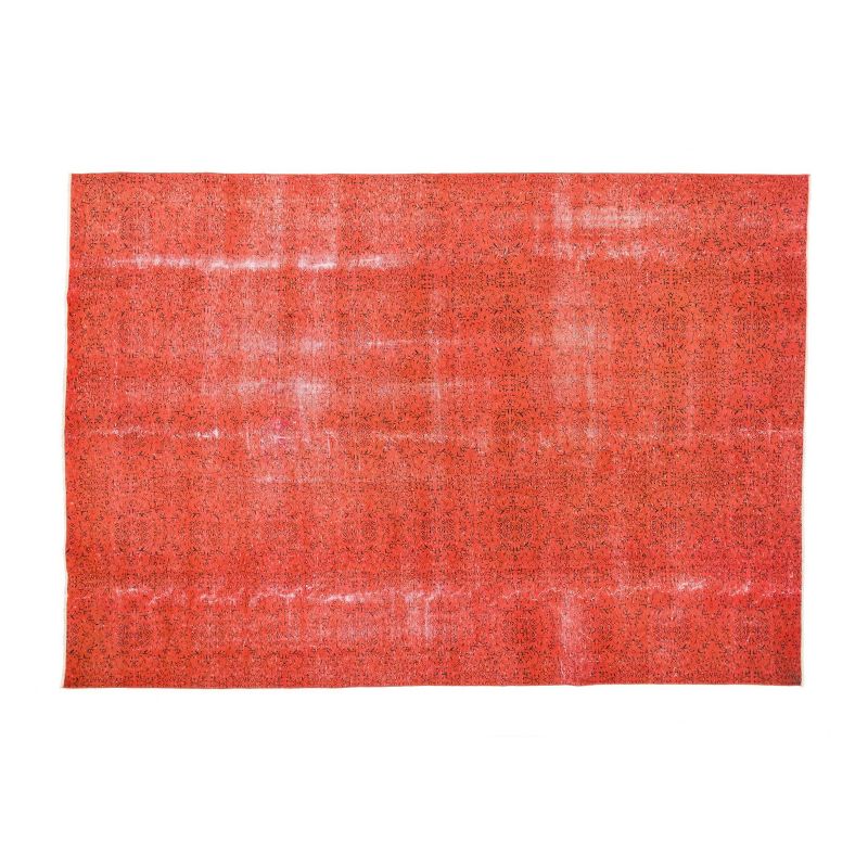 6'5"x9'4" Vintage One-of-a-Kind Ulwin Rug Red - Revival Rugs