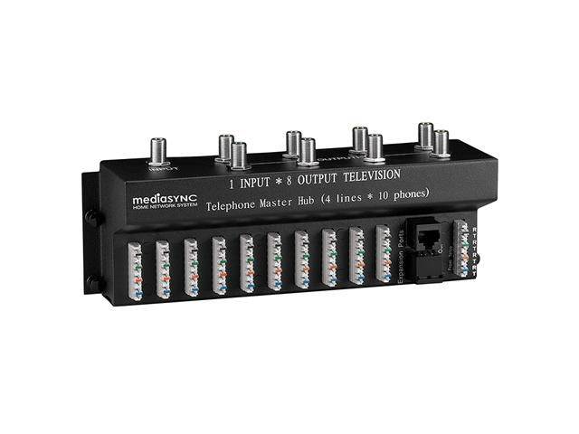 Cooper Wiring Devices CSHC810 4x10 Voice and 1x8 Video Splitter Module