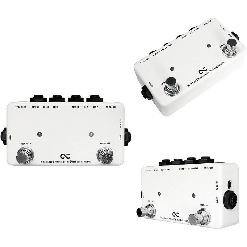 One Control White Loop Flash 2-Channel Switcher Pedal