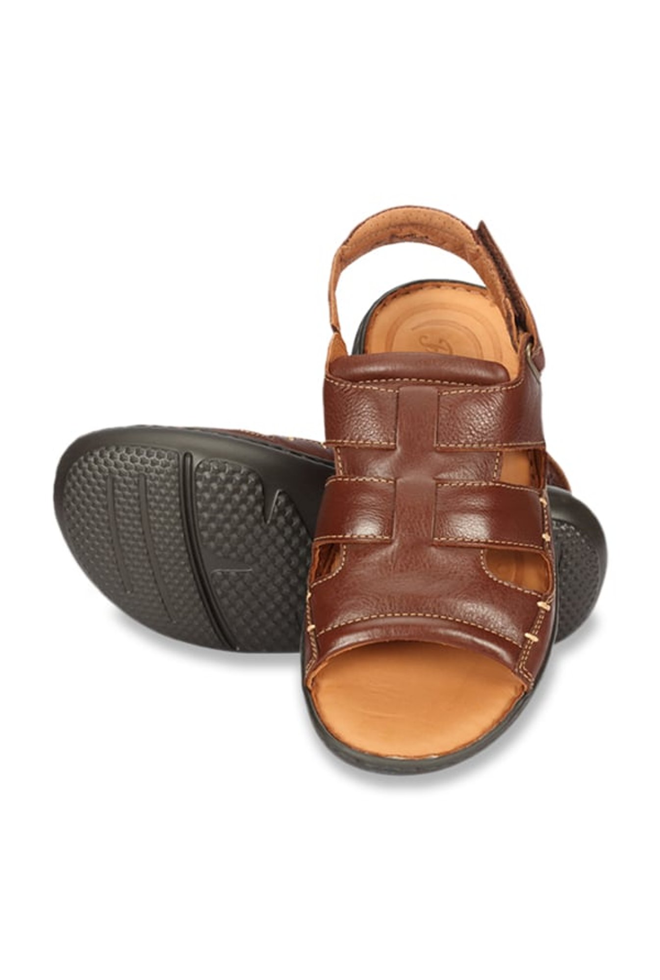 Florsheim Lewis Brown Back Strap Sandals