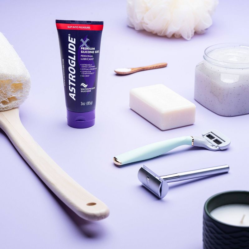 Astroglide X Premium Silicone Gel Personal Lube - 3oz