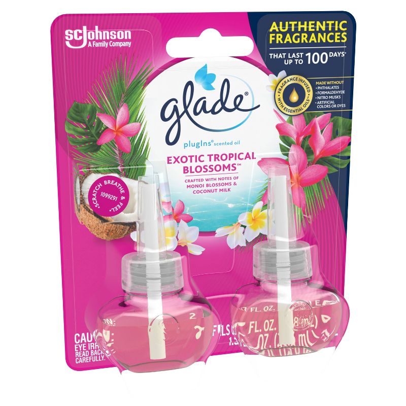 Glade Exotic Tropical Blossom PlugIns Refill - 2ct