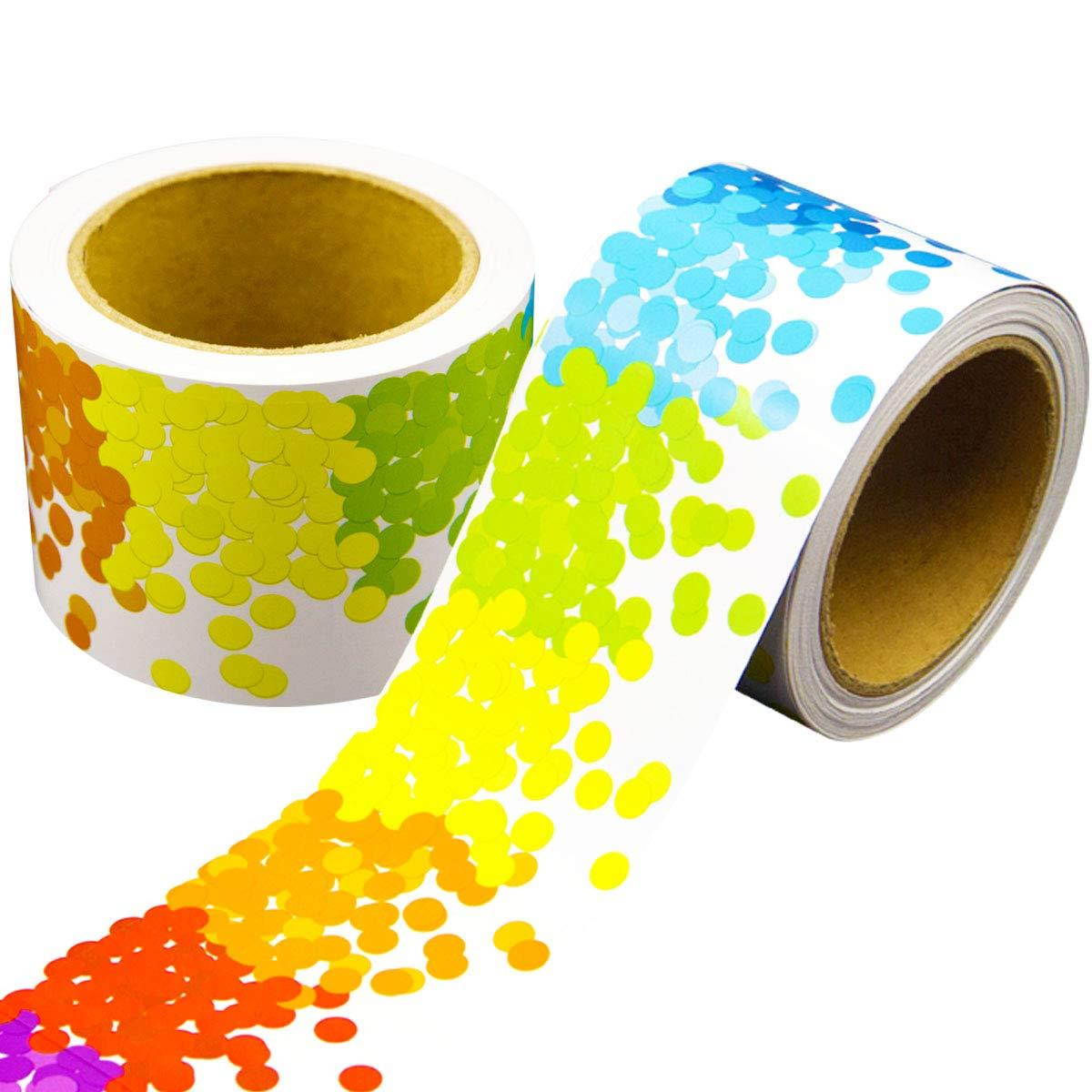 Colorful Confetti Bulletin Board Borders for Classroom 36ft