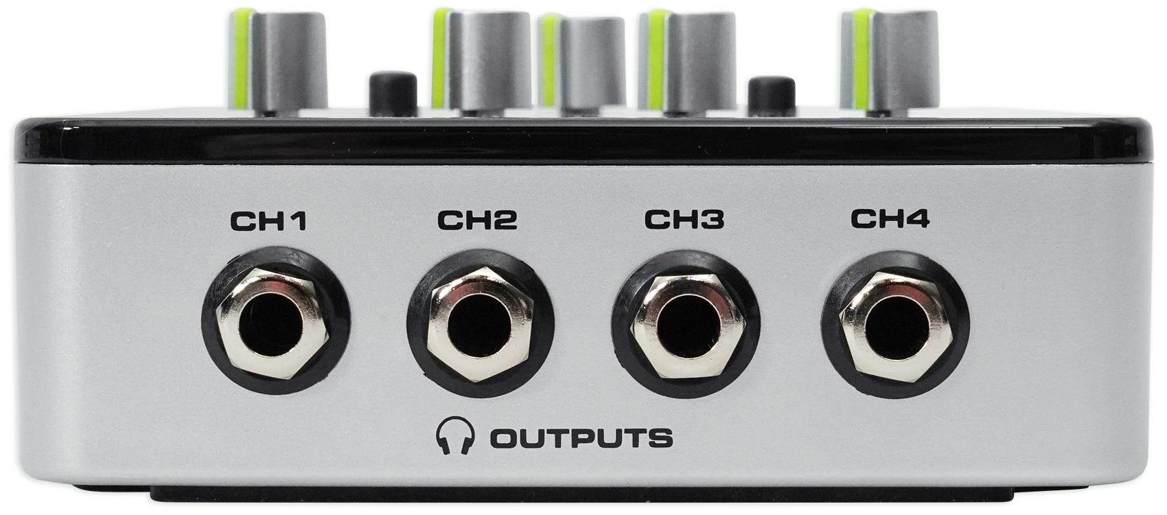 SAMSON QH4 4_Ch Stereo Studio Monitoring Headphone Amplifier Amp DJ Headphones