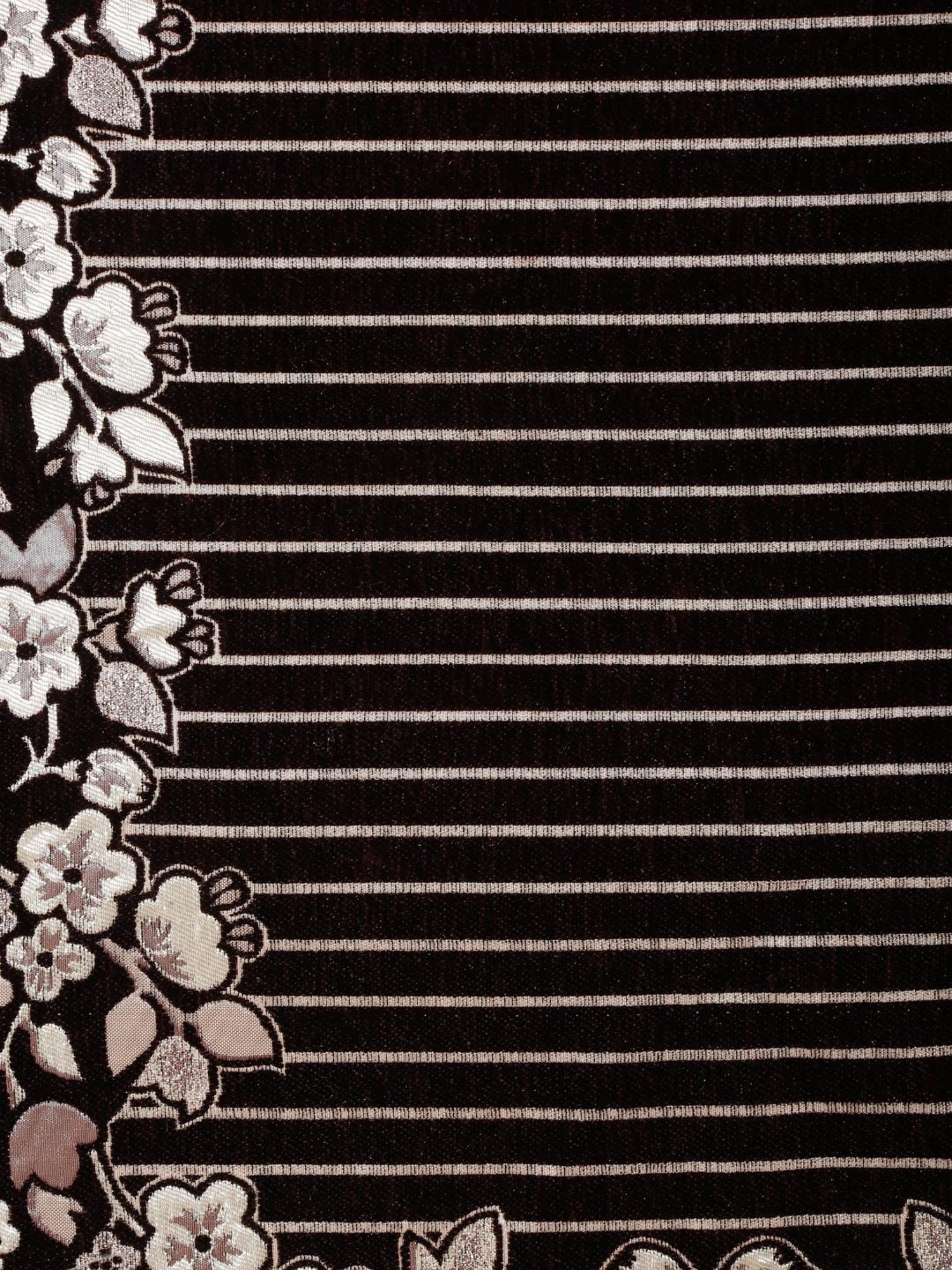 Nestasia Red & Cream Chevron Cotton Knitted Throw blanket with texture for Living Room or Bedroom