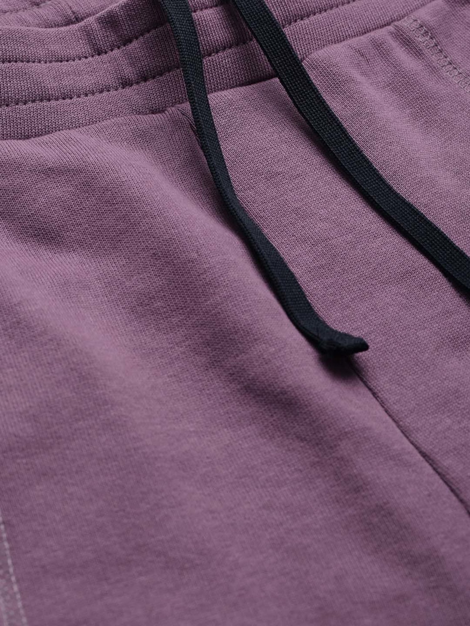 Slowave Purple Regular Fit Cotton Joggers