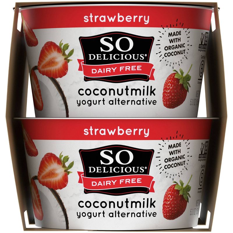 SoDelicious Strawberry Yogurt - 4pk/5.3oz Cups