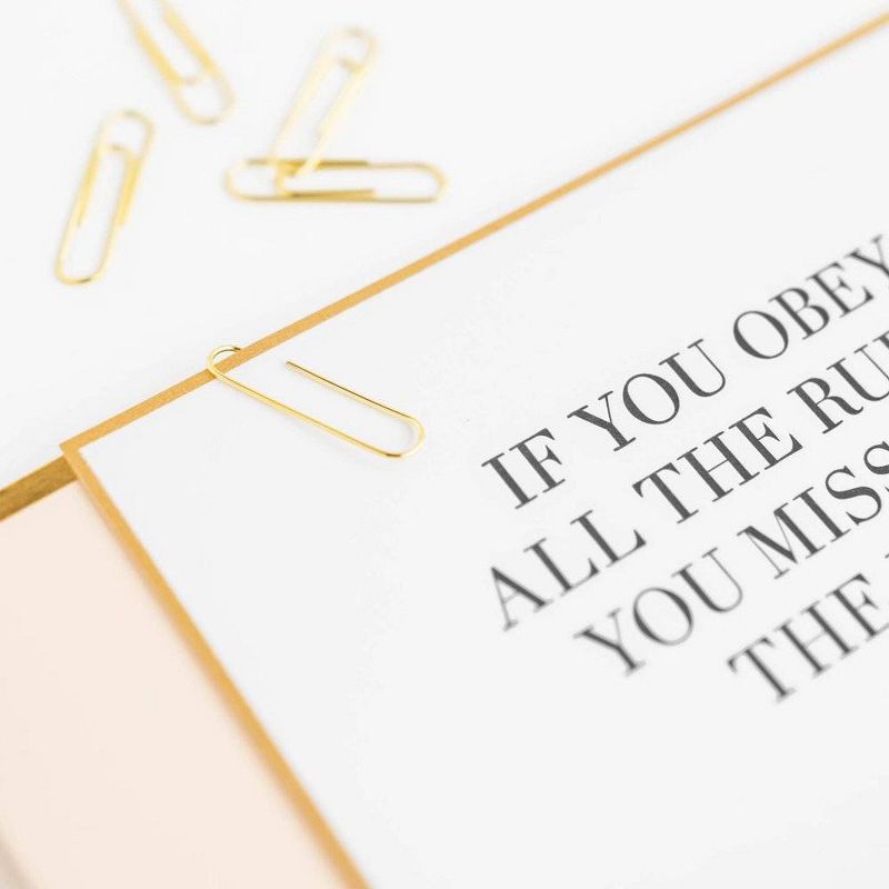 500ct Standard Paper Clips Gold - Sugar Paper™