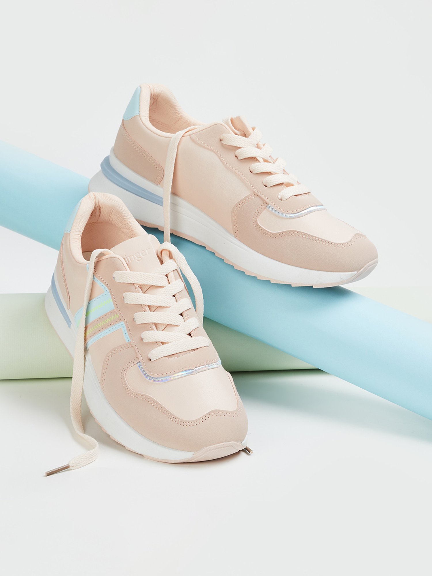 Ginger by Lifestyle Women's Pink Sneakers