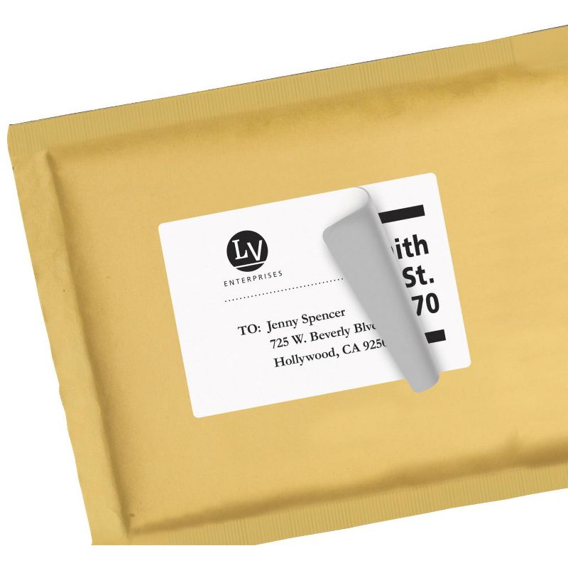 Avery Shipping Labels with TrueBlock Technology for Laser Printers 5168, 3-1/2 x 5 Inches, Box of 400