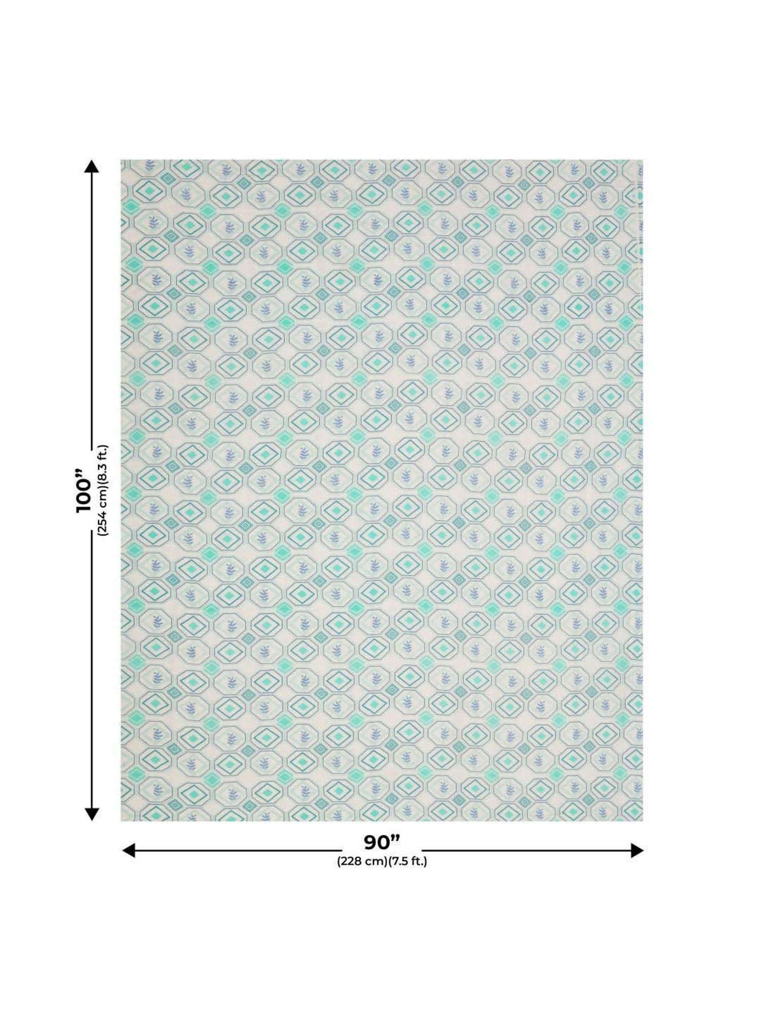 JaipurFabric Green Mulmul Cotton 150 GSM Reversible Ac Dohar