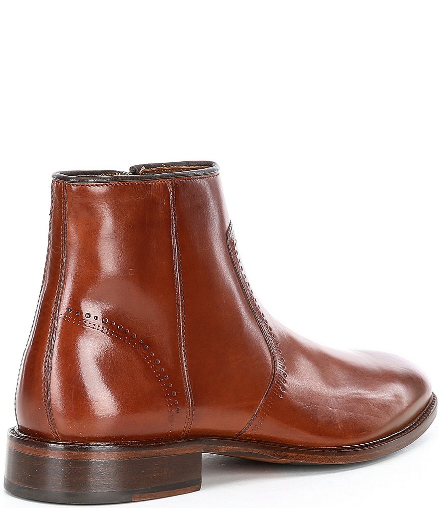 Johnston & Murphy Men's Sayer Side Zip Plain Toe Boots