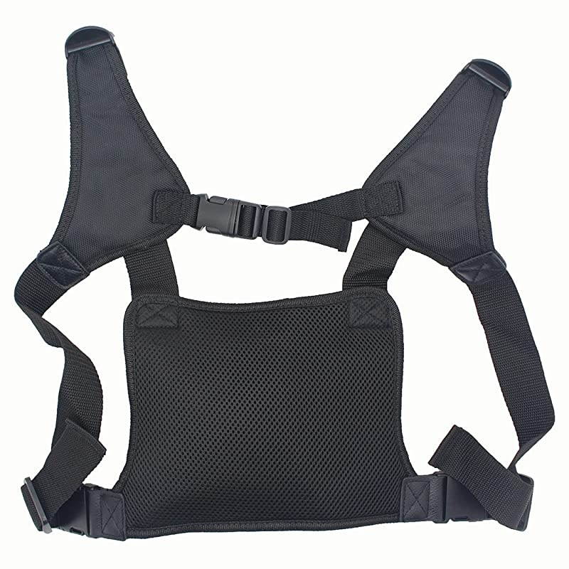 Universal Radio Harness Chest Rig Bag Pocket Pack Holster Vest for Two Way Radio (Rescue Essentials)