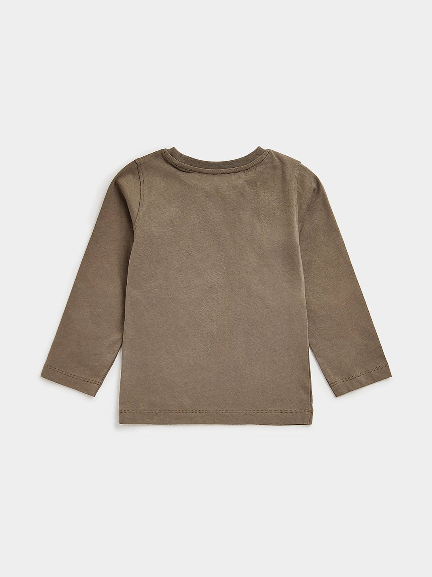 Mothercare Kids Brown Printed Full Sleeves T-Shirt