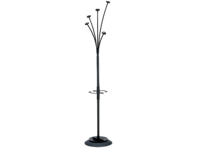 Alba PMFESTYN Festival Coat Tree, Five Knobs, Black