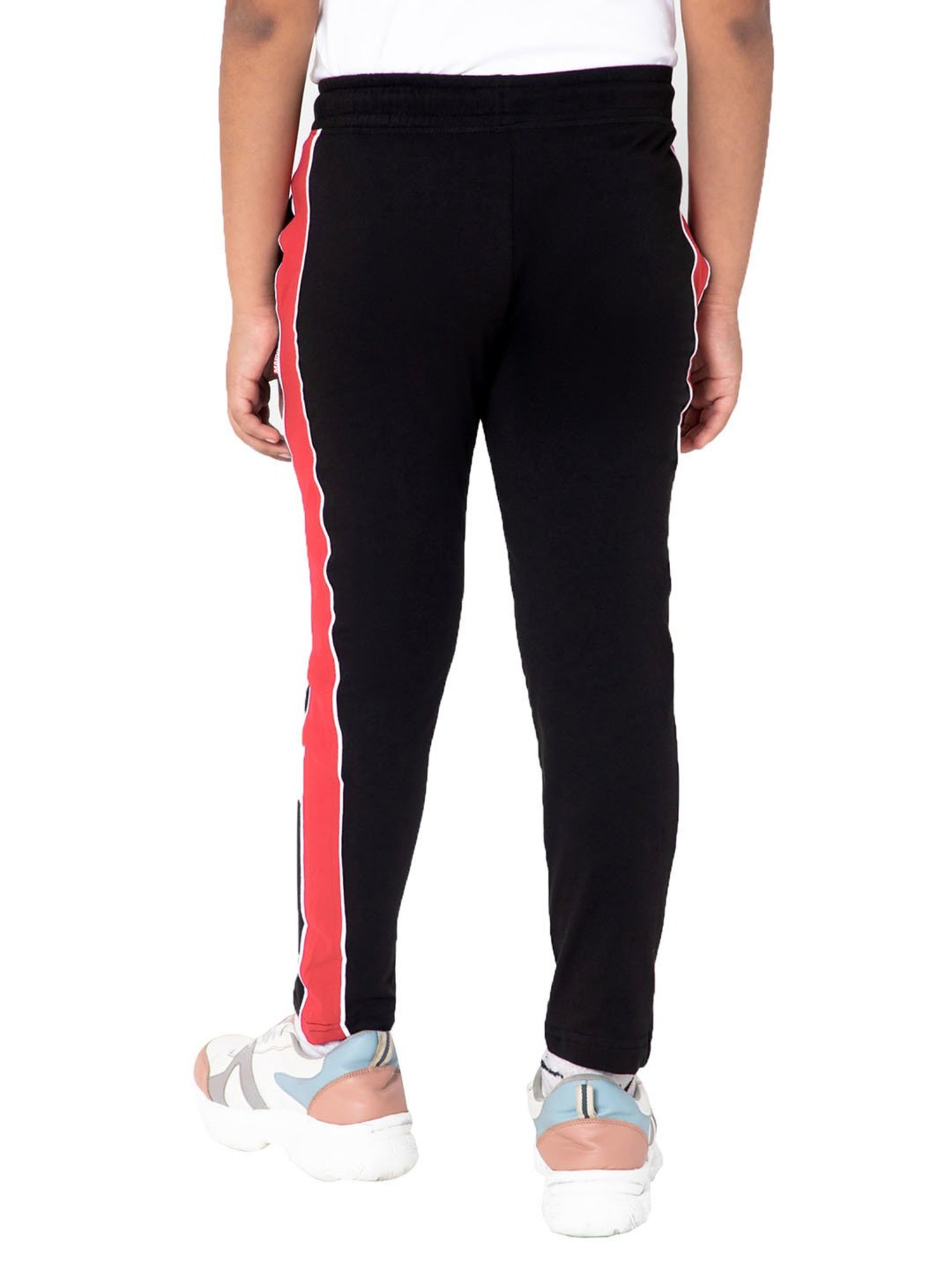 Bodycare Boys Black Printed Trackpants