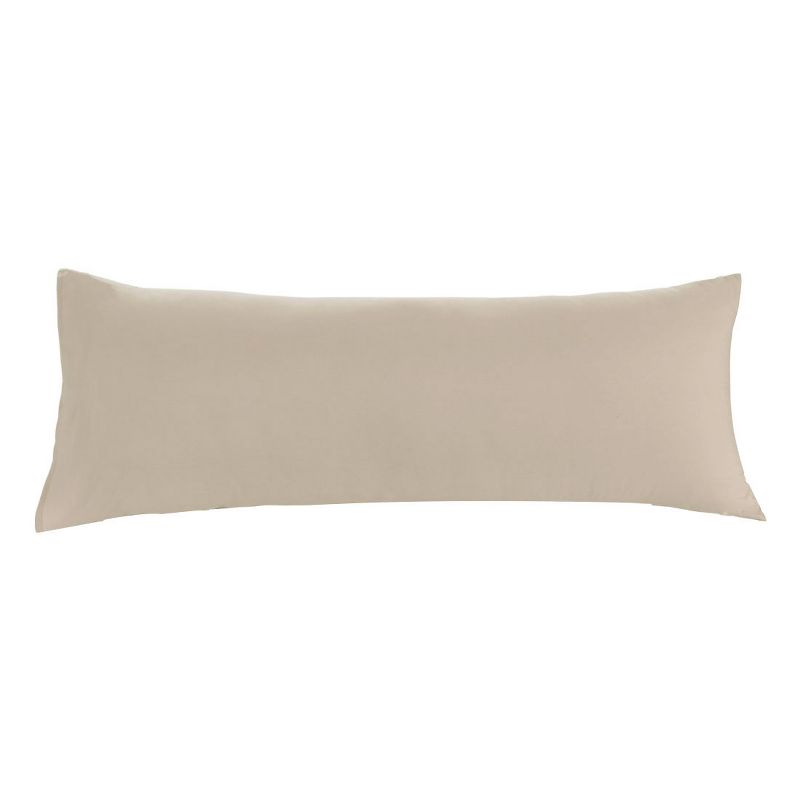 1 Pc Body 1800 Series Soft Brushed Microfiber Pillowcase Khaki - PiccoCasa