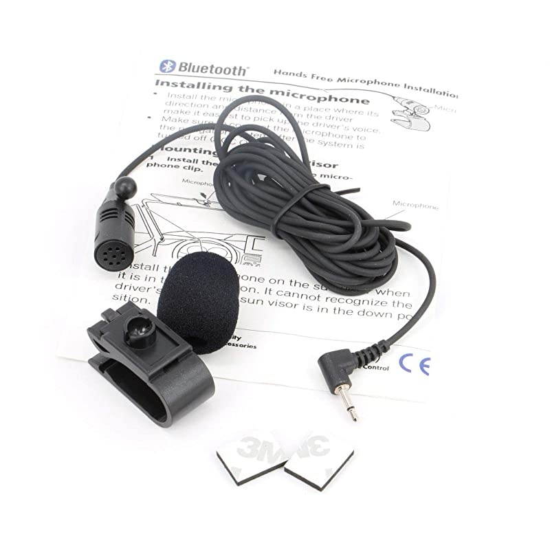 Connection Cable Set Compatible with Pioneer AVICW8400NEX W8500NEX W6500NEX W6400NEX DMHC2550NEX AVH-W4500NEX W4400NEX, GPS Mic Wire Harness 4 Pcs Set