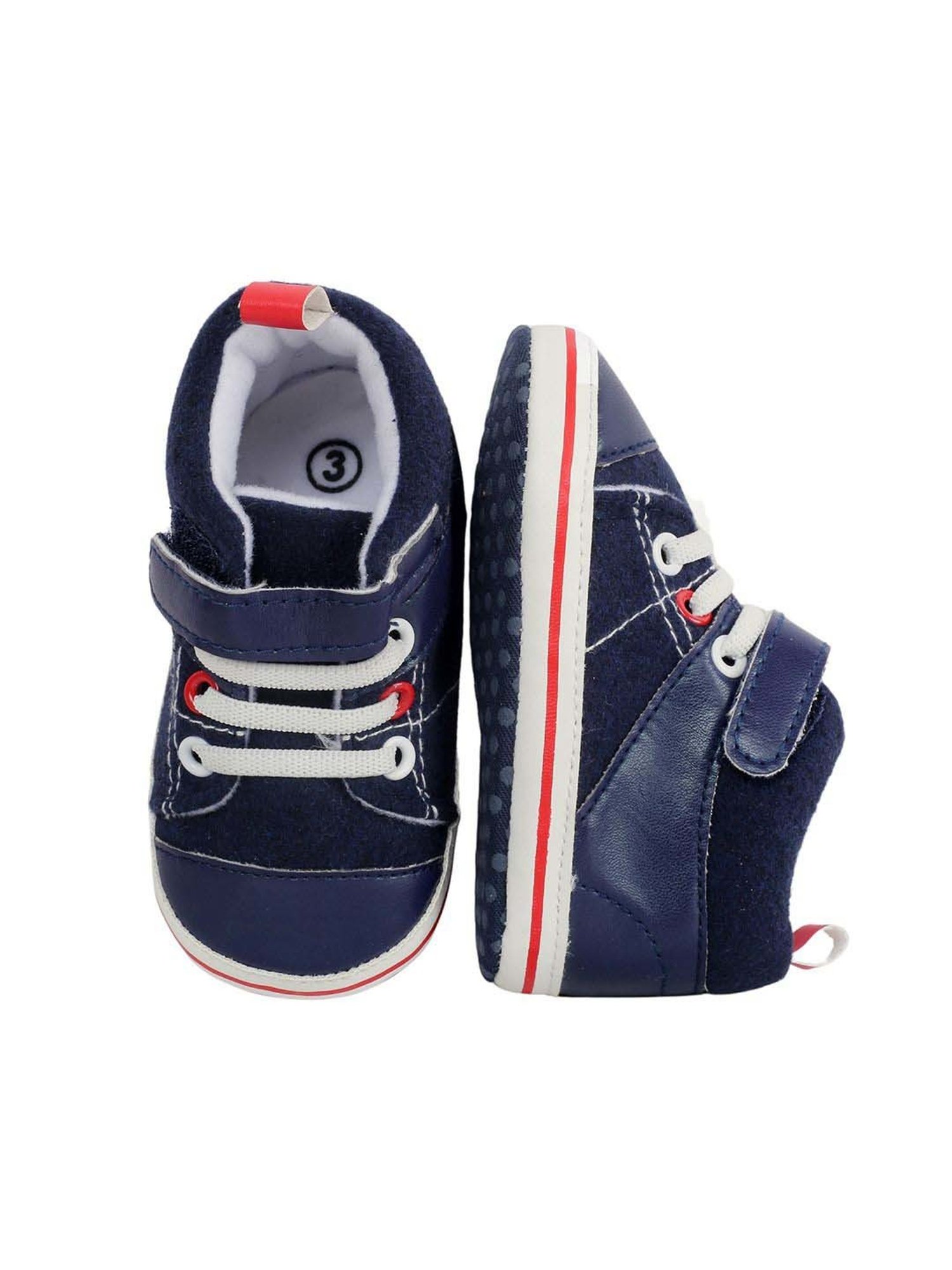 Baby Moo Kids Navy Casual Booties