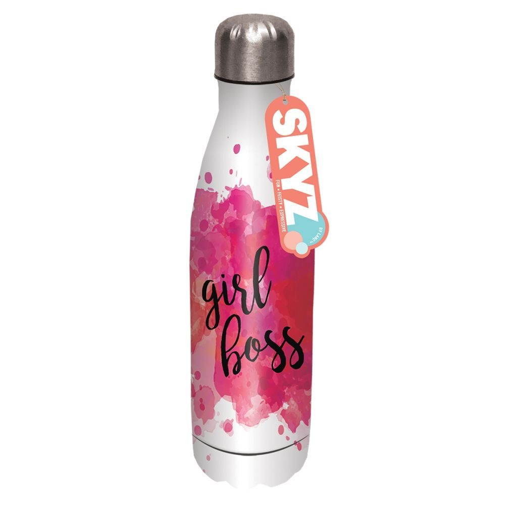 SKYZ by LANG,  PERFECTLY BRAVE STAINLESS STEEL WATER BOTTLE