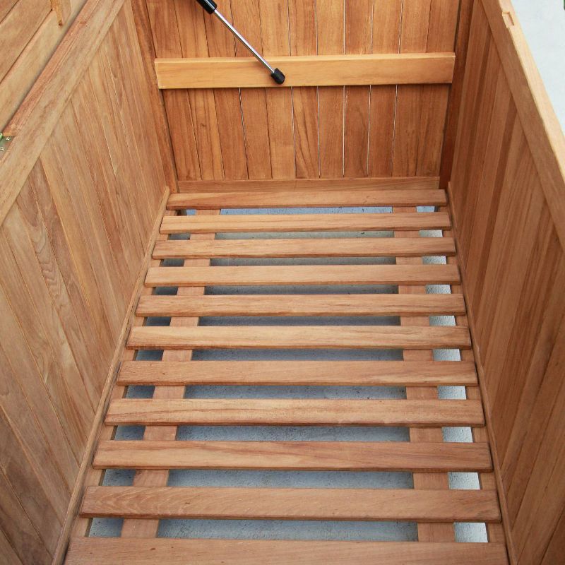 Sherwood Teak Storage Deck Box - Light Brown - Cambridge Casual