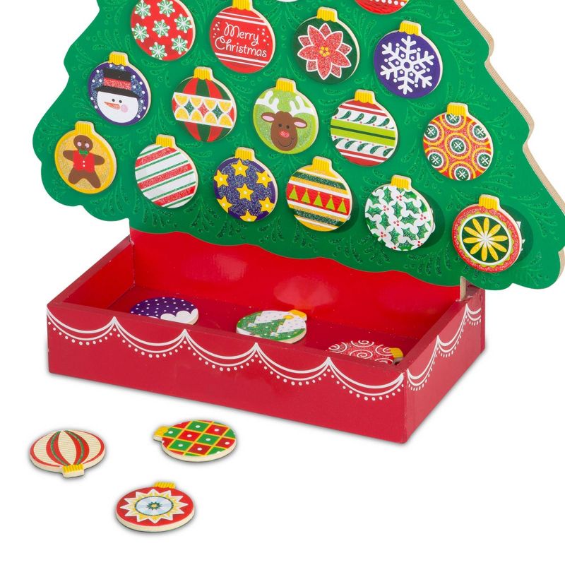 Melissa & Doug Countdown to Christmas Wooden Advent Calendar