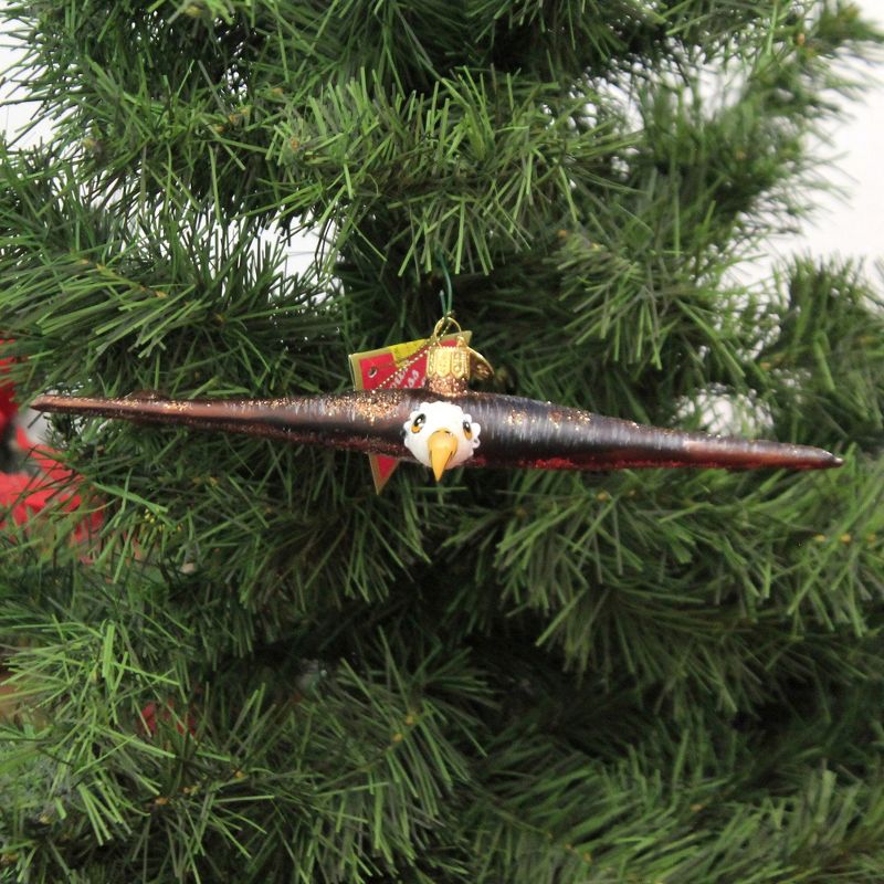 Morawski 1.25" Soaring Above The Usa Ornament Eagle Bird America  -  Tree Ornaments