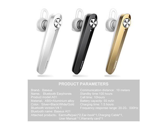 AutofeelSunriseoffice Wireless Bluetooth Earphone Mini Business Portable 3D Bass Stereo Earphones With Microphone For Xiaomi iPhone Driving