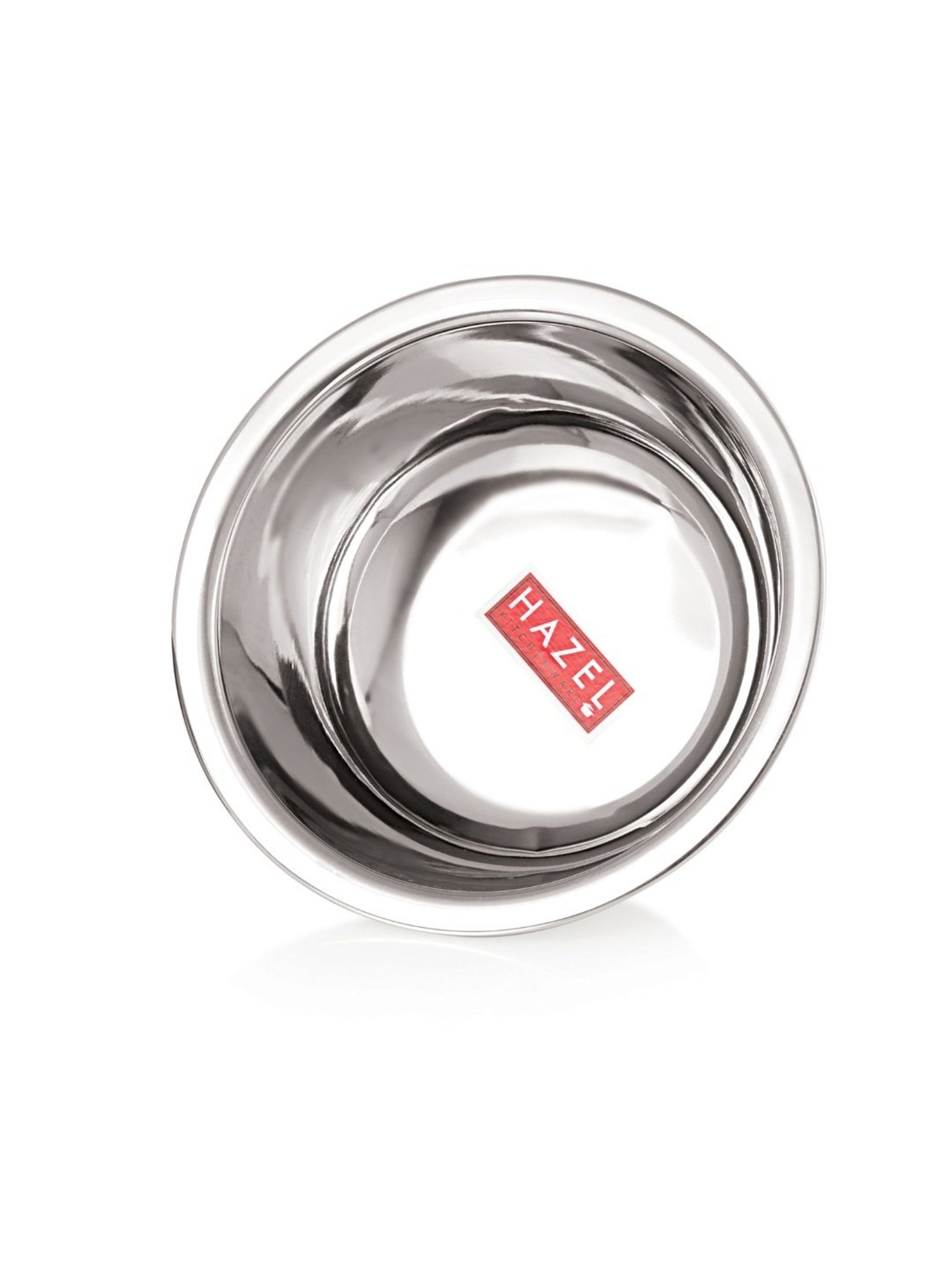 HAZEL Stainless Steel Mixing Bowl Set -2 Mixing Bowl For Cake Batter Steel Bowl Big Size For Baking