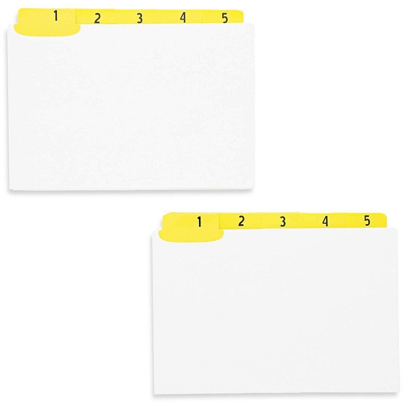 6pk 100 per pack 4" x 6" Blank Index Cards Primary Assorted Colors - Top Notch Teacher Products
