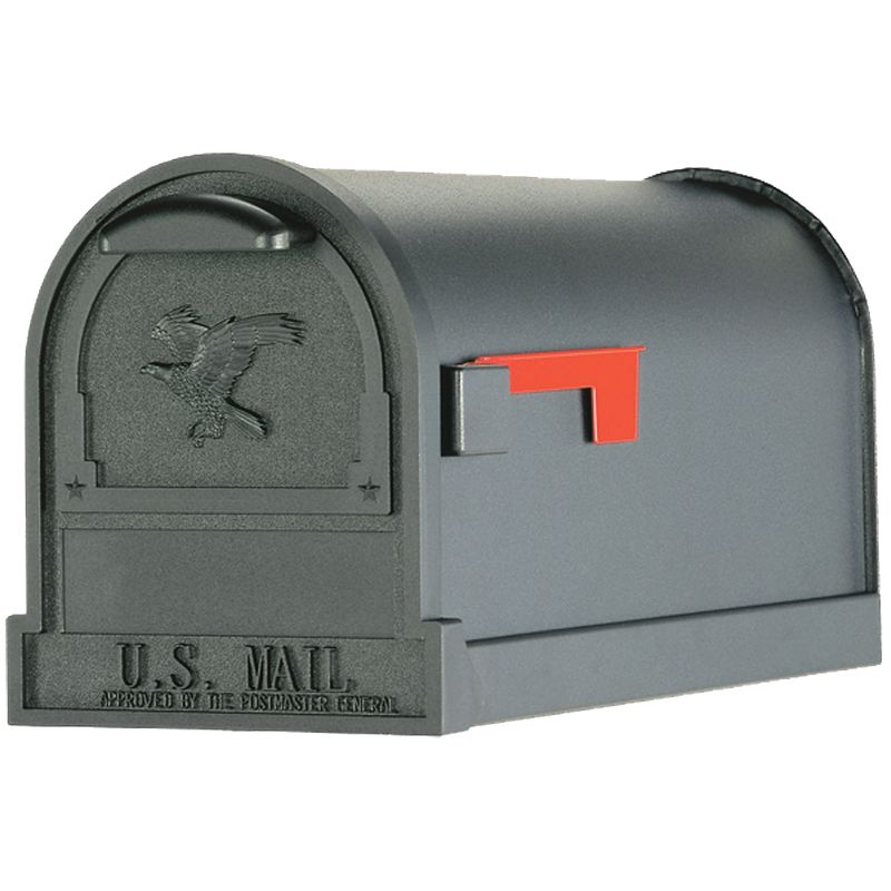 Step2 583799 Locking Deluxe Package Parcel Mail Delivery Box Plastic, Black