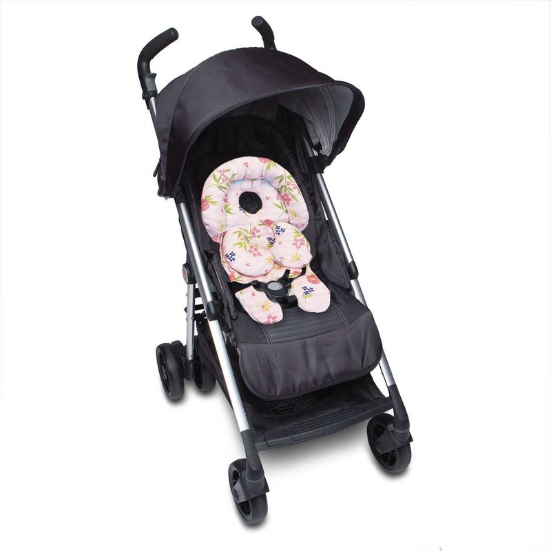 Boppy Head and Neck Support - Pink Stripe Flowers