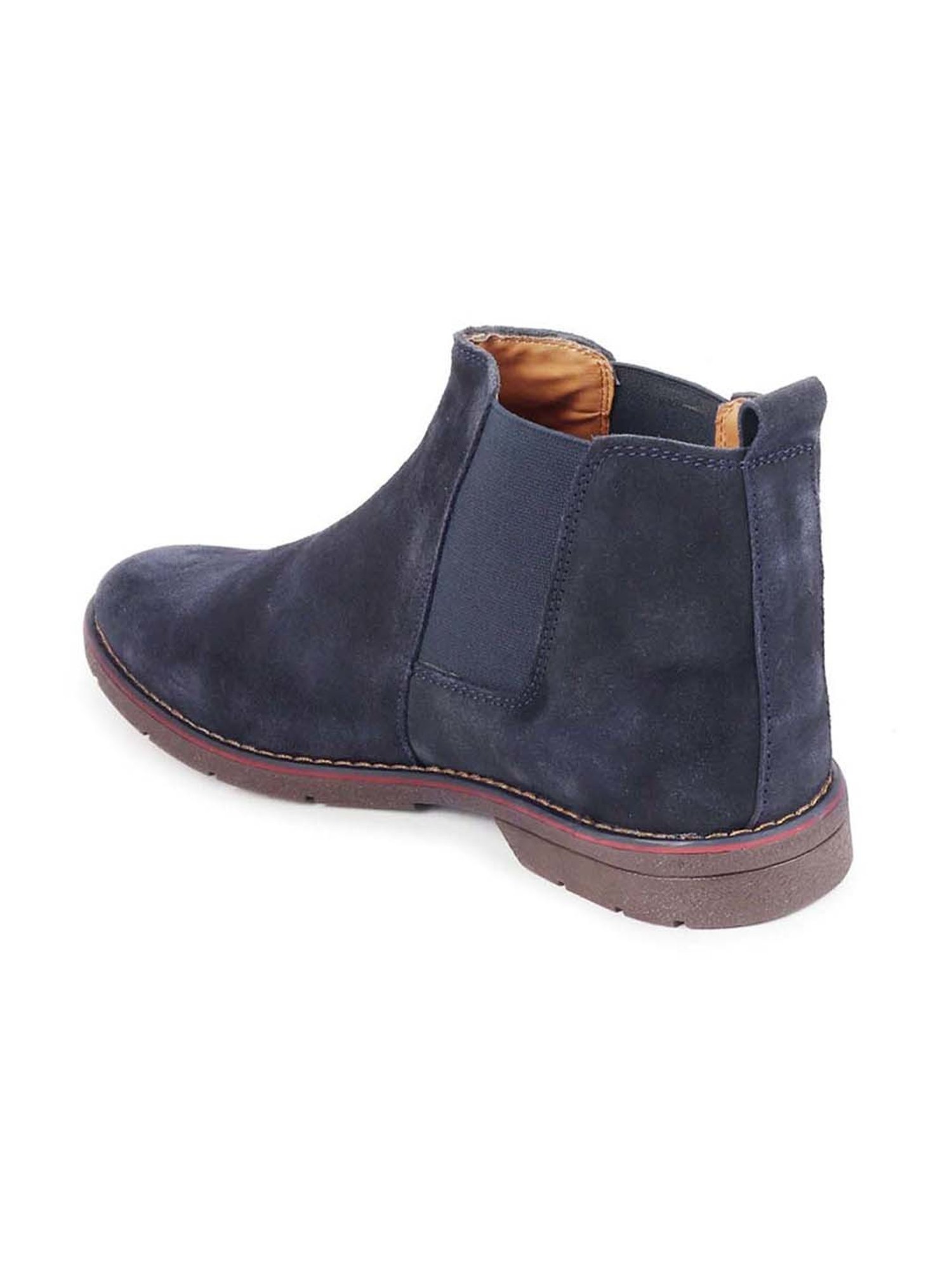 Fausto Men's Navy Chelsea Boots