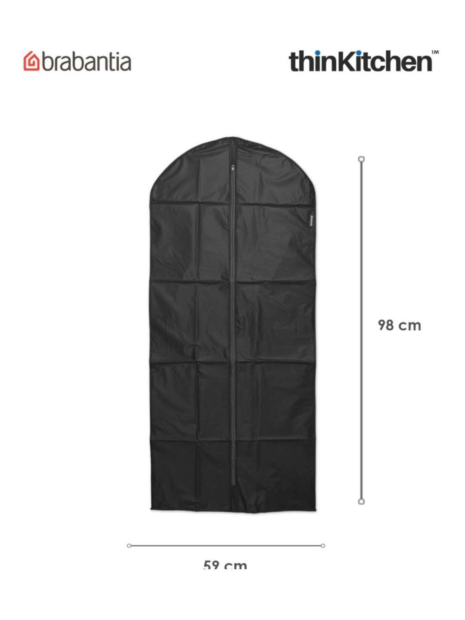 Brabantia Black Fabric Protective Clothes Cover - Set of 3