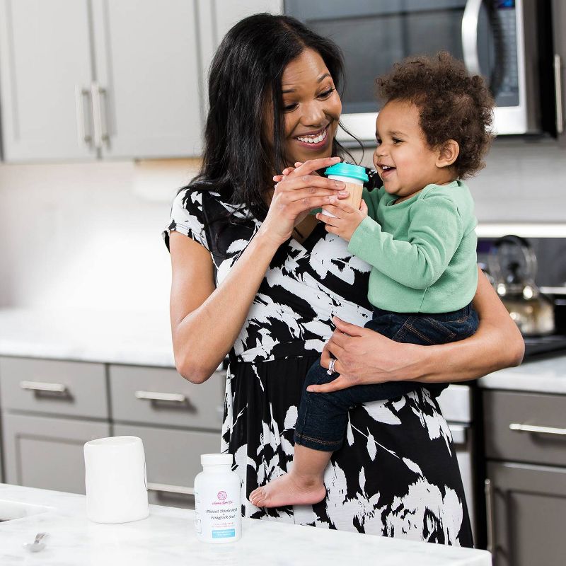 Mommy Knows Best Fenugreek Blessed Thistle Lactation Supplement - 100ct