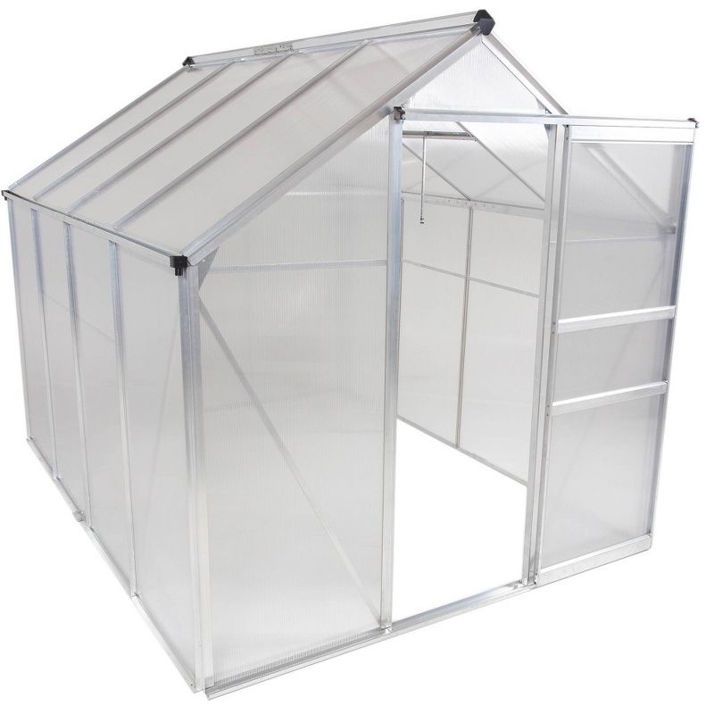 Lean-To Aluminum Greenhouse Clear - OGrow