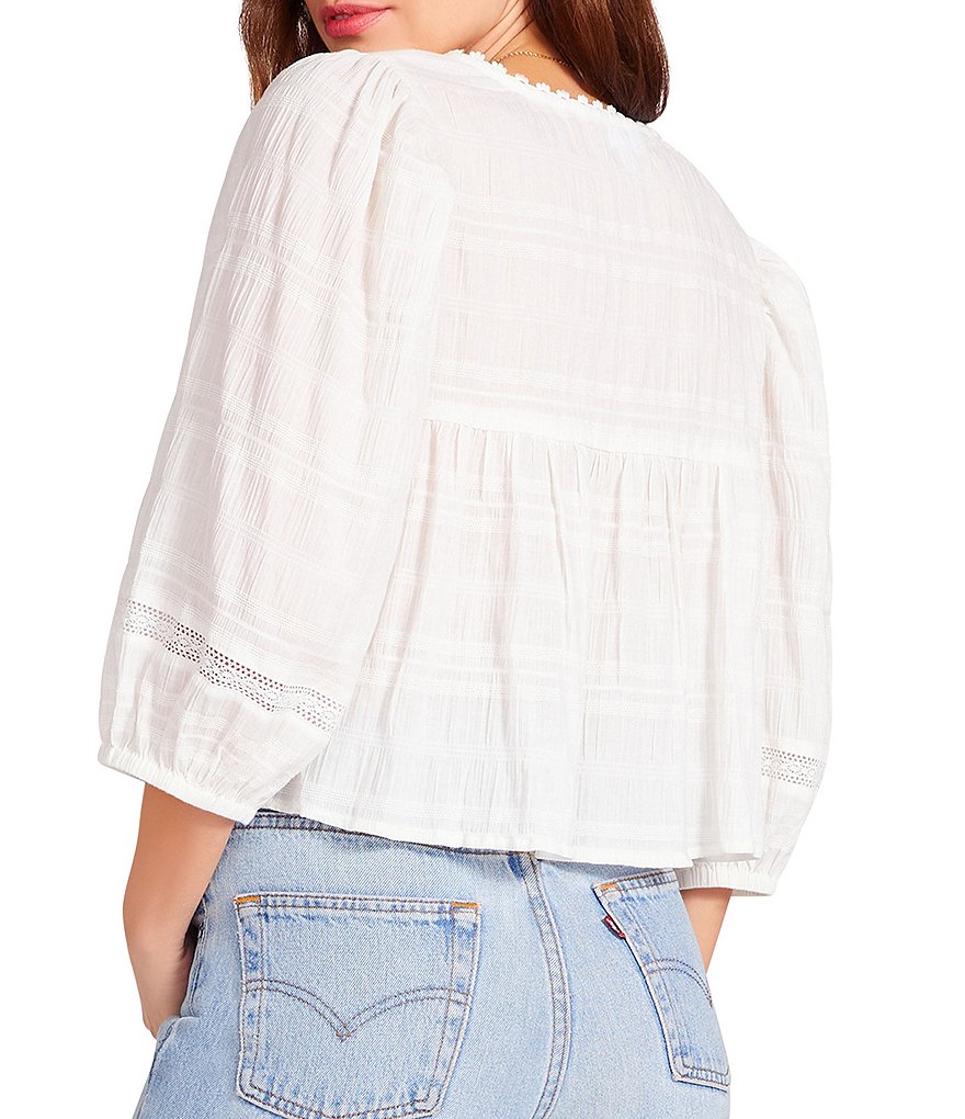 BB Dakota by Steve Madden Summer Mood V-Neck Babydoll Top