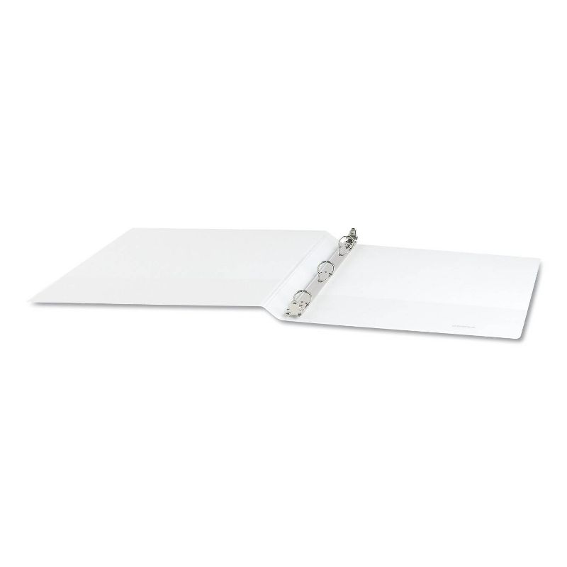 Universal 100 Sheet .5" Ring Binder White