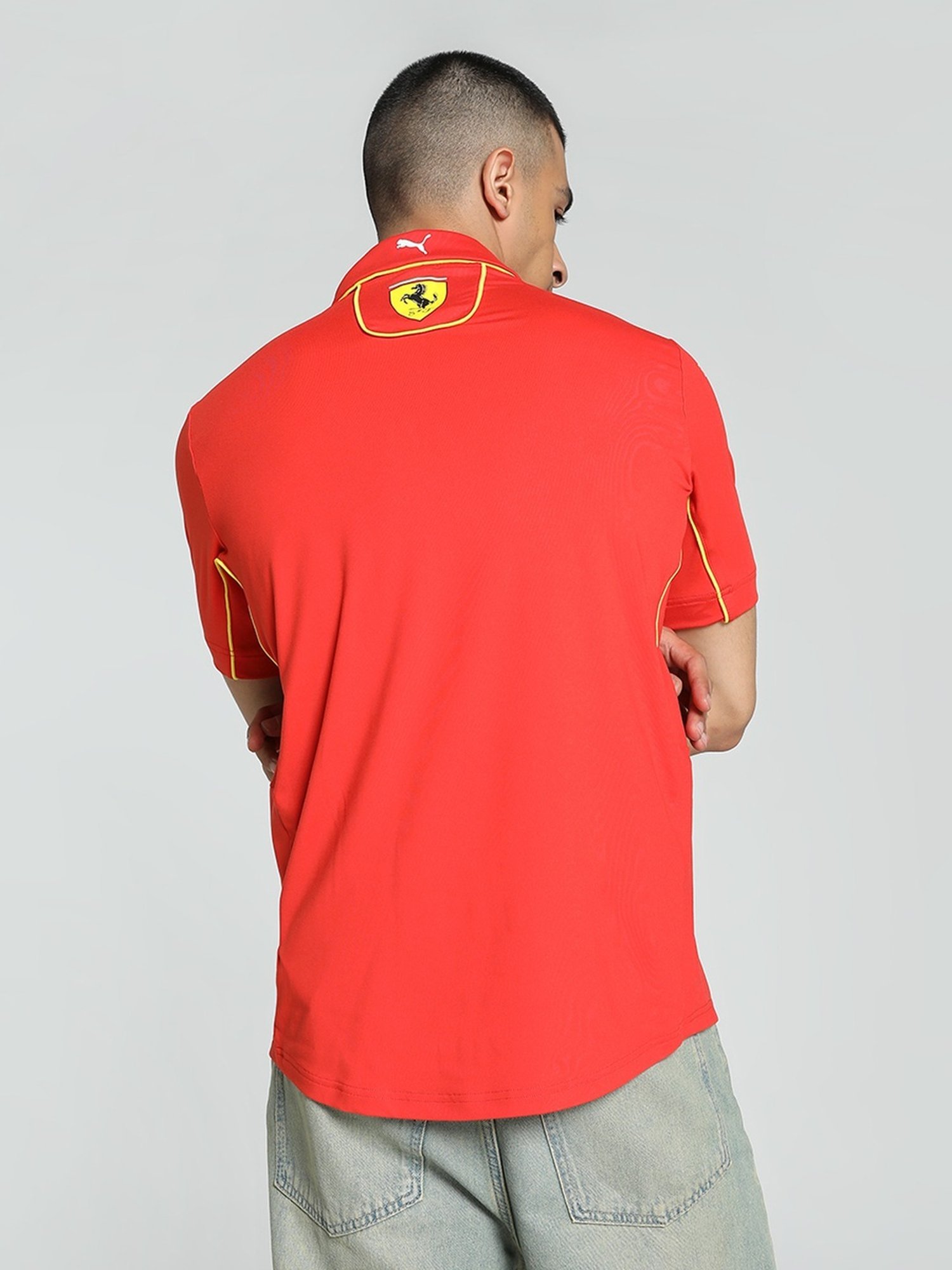 Puma Red Regular Fit Polo T-Shirt